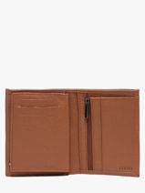 Wallet Leather Madras Etrier Brown madras EMAD247-vue-porte