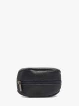 Leather Coin Purse Madras Etrier Blue madras EMAD043