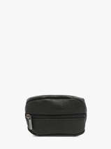 Leather Coin Purse Madras Etrier Black madras EMAD043
