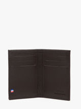 Leather Cardholder Madras Etrier Brown madras EMAD013-vue-porte